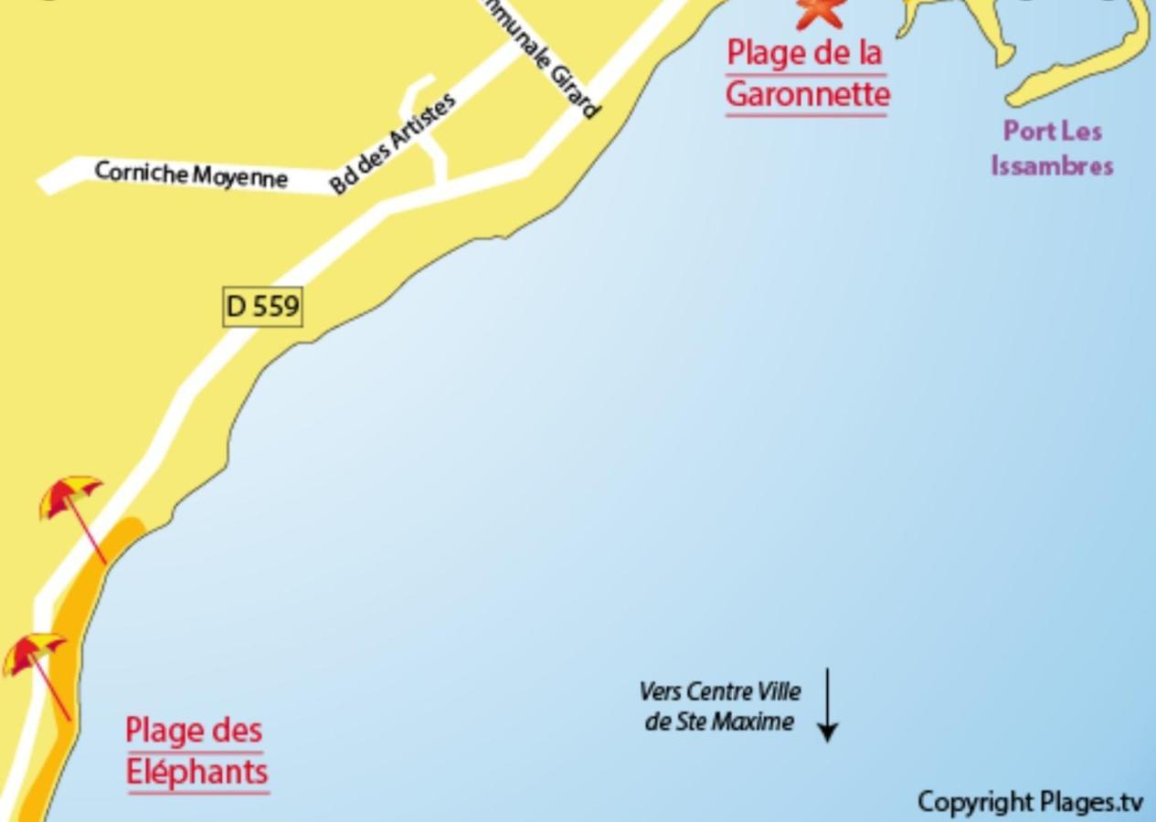 Villa Provencale A Sainte Maxime, Golf De Saint Tropez ภายนอก รูปภาพ